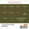 AK Interactive AK11334 Olive Drab Base 17ml